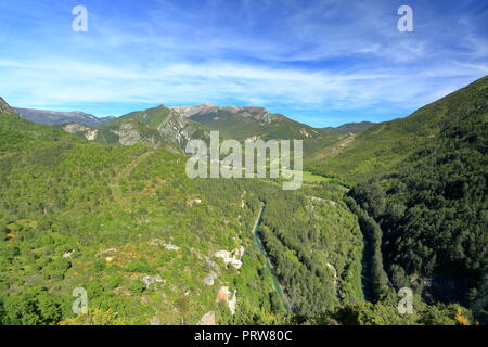 Landschaft der Parc naturel régional du Verdon, Var, 83, Provence, Provence-Alpes-Côte d'Azur, Stockfoto