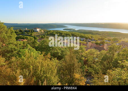 Aiguines, Parc Regional du Verdon, Var, 83, Provence, Provence-Alpes-Côte d'Azur Stockfoto