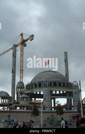 Neue Moschee bau Taksim Istanbul, Türkei Stockfoto