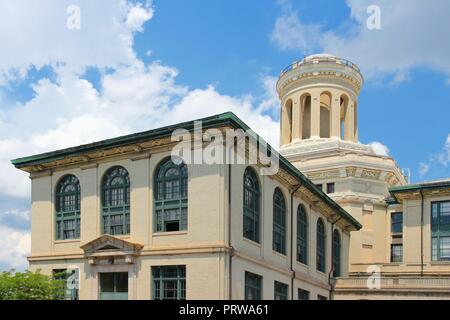 Pittsburgh, Pennsylvania - Stadt in den Vereinigten Staaten. Alte Architektur der Carnegie Mellon University. Stockfoto