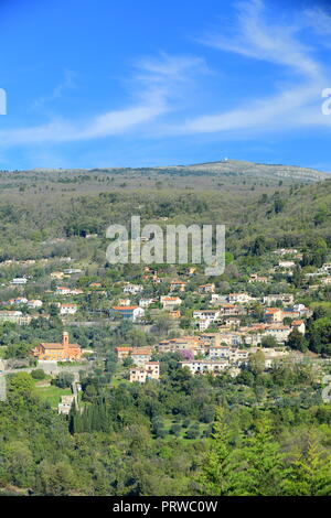 Village de Magagnosc, Arriere pays Grassois, 06, Alpes-Maritimes, PACA, Stockfoto