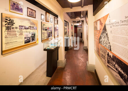 Touring in der Luft bedingte Johor Bahru chinesischen Heritage Museum in Malaysia. Eine Stunde von Singapur. Stockfoto