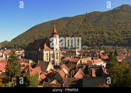 Die Schwarze Kirche in Brasov - Rumänien Stockfoto