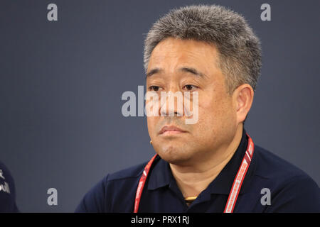 5. Oktober 2018, Suzuka International Racing Course, Suzuka City, Japan; Formel 1 Grand Prix von Japan, Freitag Freies Training; Masashi Yamamoto Stockfoto