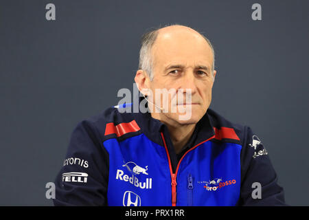 5. Oktober 2018, Suzuka International Racing Course, Suzuka City, Japan; Formel 1 Grand Prix von Japan, Freitag Freies Training; Franz Tost Stockfoto