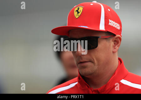 5. Oktober 2018, Suzuka International Racing Course, Suzuka City, Japan; Formel 1 Grand Prix von Japan, Freitag Freies Training; Kimi Räikkönen. Stockfoto