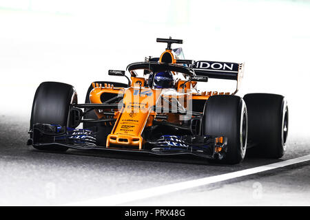 14 Fernando Alonso (Spa), McLaren Renault MCL33, Maßnahmen während der 2018-Formel-1-Weltmeisterschaft, Japan Grand Prix vom 4. bis 7. Oktober in Suzuka - / #14 Fernando Alonso (ESP, Mc Laren-Renault),, Motorsport: FIA Formel Eins-Weltmeisterschaft 2018, Grand Prix von Japan, Weltmeisterschaft 2018 Grand Prix Japan Stockfoto