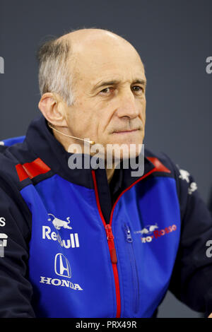 TOST Franz (Aut), Teamchef Scuderia Toro Rosso, Porträt während der 2018-Formel-1-Weltmeisterschaft, Japan Grand Prix vom 4. bis 7. Oktober in Suzuka - /, Motorsport: FIA Formel Eins-Weltmeisterschaft 2018, Grand Prix von Japan, Weltmeisterschaft 2018 Grand Prix Japan Stockfoto