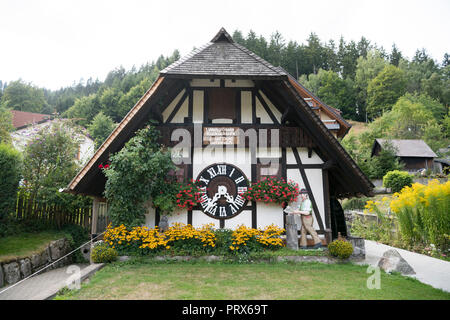 Größere Kuckucksuhr der Welt (Triberg/Schwarzwald) Stockfoto