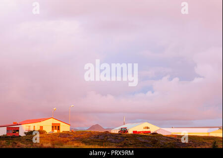 Vogar Hotel Island Stockfoto