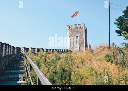 Festung Kale, Skopje, Mazedonien, September 2018 Stockfoto