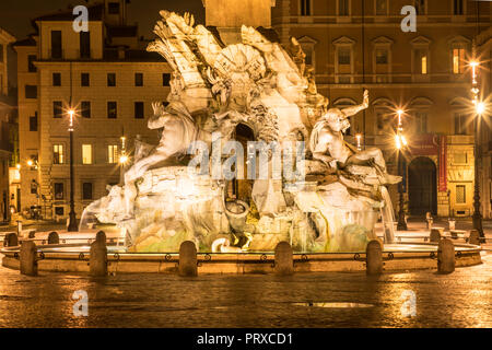 Piazza Navona, Rom Stockfoto