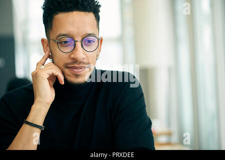 Nahaufnahme der Geschäftsmann Stockfoto