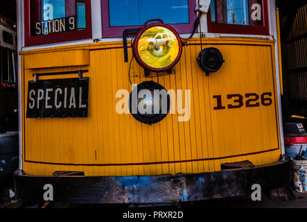 Connecticut Trolley Museum East Windsor, Connecticut, USA Stockfoto