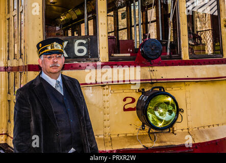 Connecticut Trolley Museum East Windsor, Connecticut, USA Stockfoto