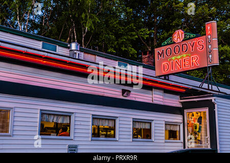 Moody's Diner Waldoboro, Maine, USA Stockfoto