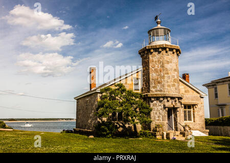 Stonington Harbor Light Stonington, Connecticut, USA Stockfoto