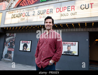 Rob Delaney nimmt an der UK Premiere von deadpool 2 Super duper $ @%!# vor der digitalen Download Version in diesem Freitag, 7. September und Schneiden. Mit: Rob Delaney, Wo: London, Vereinigtes Königreich, wenn: 03 Sep 2018 Credit: Tom Nicholson/PinPep/WENN.com Stockfoto