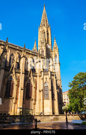 Die Kathedrale vom Guten Hirten in San Sebastian Donostia Stadt, Baskenland in Spanien Stockfoto