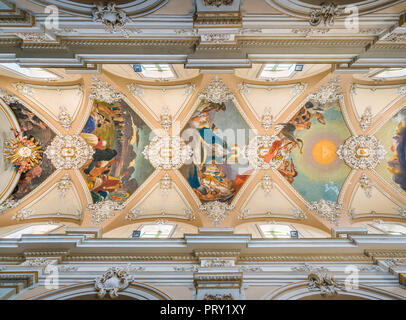 Basilica della Collegiata in Catania, Sizilien, Süditalien. Stockfoto