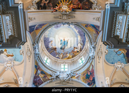 Basilica della Collegiata in Catania, Sizilien, Süditalien. Stockfoto