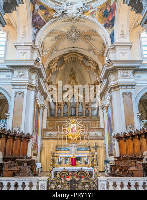 Basilica della Collegiata in Catania, Sizilien, Süditalien. Stockfoto