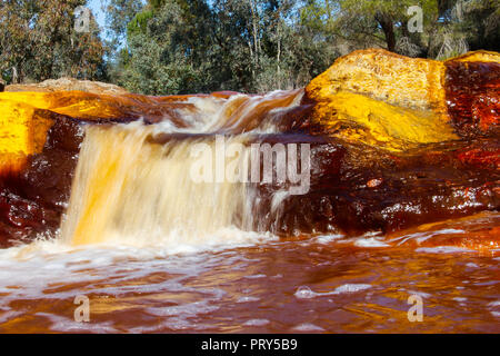 Red River Wasserfall, 'Rio Tinto' Stockfoto