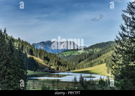 Die wundervollen Berge Österreich Alpen genannt Stockfoto