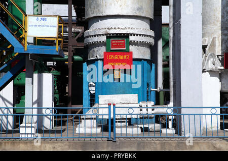 Hungnam Düngemittelfabrik Komplex in Nordkorea Stockfoto