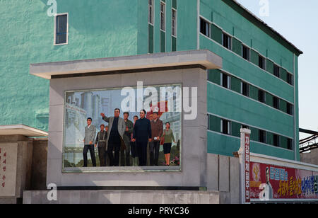 Hungnam Düngemittelfabrik Komplex in Nordkorea Stockfoto