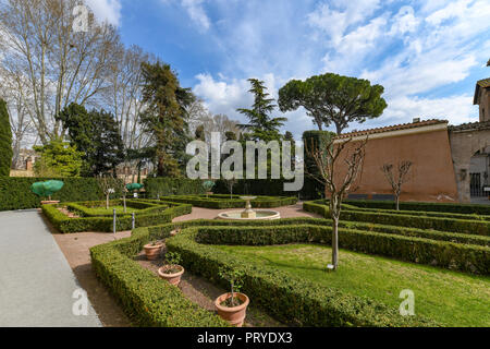 Gebäude der Villa Farnesina in Trastavete Bezirk in der Stadt Rom, Italien Stockfoto