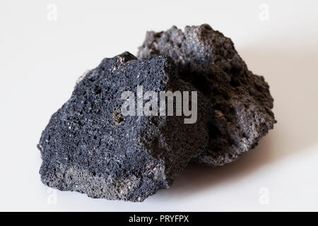 Eruptivgestein (Schlacken, Vulkangestein, Lava Rock), Vesikel, in der Mojave-Wüste, Kalifornien - USA Stockfoto