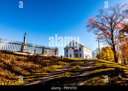 Die alte Rockingham Meeting House Rockingham, Vermont, USA Stockfoto