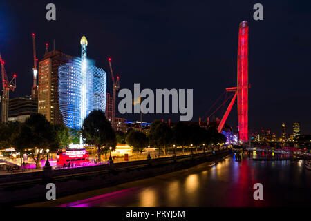 Millenium Wheel Stockfoto