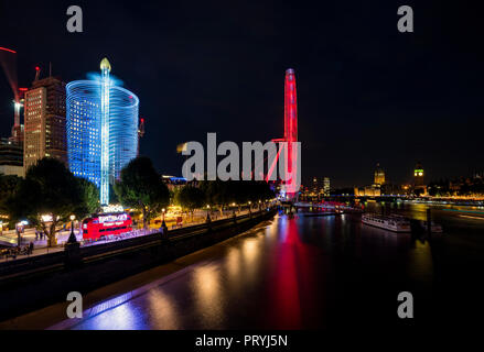 Millenium Wheel Stockfoto