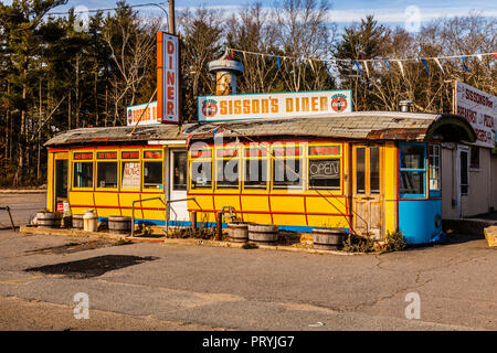 Sisson's Diner Middleboro, Massachusetts, USA Stockfoto