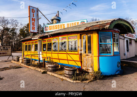 Sisson's Diner Middleboro, Massachusetts, USA Stockfoto