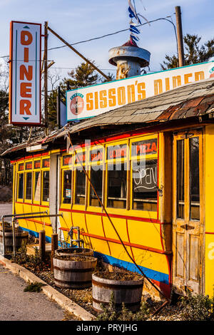 Sisson's Diner Middleboro, Massachusetts, USA Stockfoto