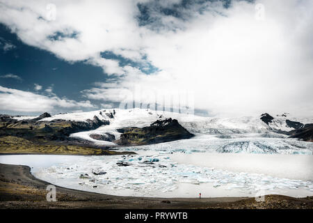 Island, südlich von Island, Joekulsarlon Glacier Lake Stockfoto