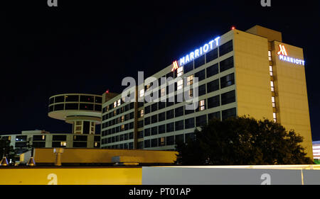 Houston Airport Marriott at George Bush Intercontinental Airport in Houston, Texas, USA. Stockfoto