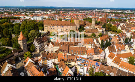 Kaiserburg Nürnberg, Kaiserburg Nürnberg, Nürnberg, Deutschland Stockfoto