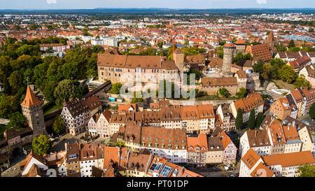 Kaiserburg Nürnberg, Kaiserburg Nürnberg, Nürnberg, Deutschland Stockfoto
