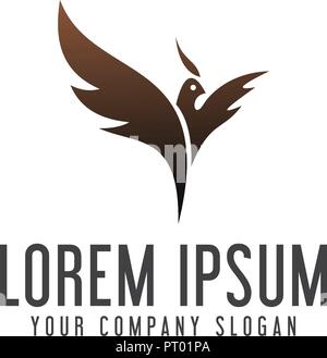 Phoenix Logo. bird Logo Design Konzept Vorlage Stock Vektor