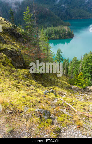 Diablo Lake, North Cascades National Park, Washington, USA Stockfoto