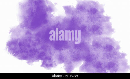 Abstrakte violett violett Aquarell splash Hintergrund Textur Stockfoto