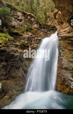 Johnston Canyon, Banff National Park, Alberta, Kanada Stockfoto