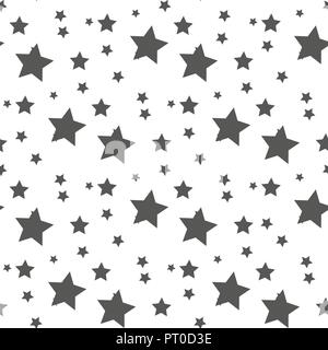 Star nahtlose Muster. Cute kids Star nahtlose Muster. Nahtlose patter mit Sternen. Star Hintergrund. Babys Mode. Vector Illustration, Stock Vektor