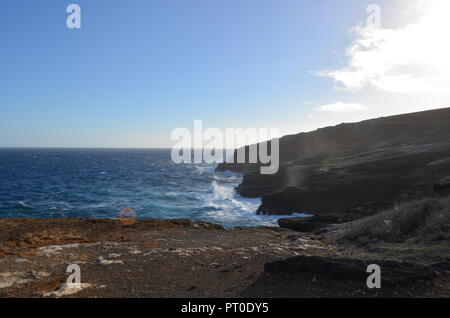 Strände der Insel Oahu Hwaii USA Stockfoto