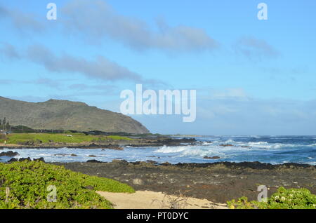 Strände der Insel Oahu Hwaii USA Stockfoto