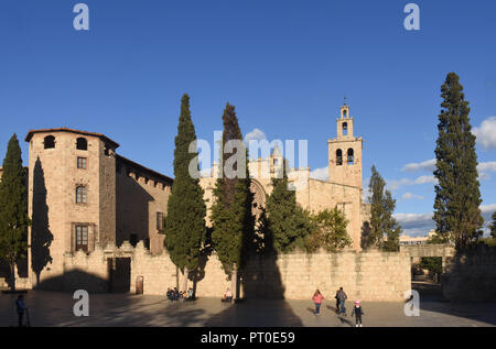 Kloster von Sant Cugat, Barcelona Provinz, Katalonien, Spanien Stockfoto